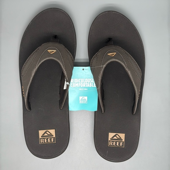 Reef Fanning Vegan Sandal with Bottle‎ Opener Men’s Sz 11 NWT - Picture 1 of 3